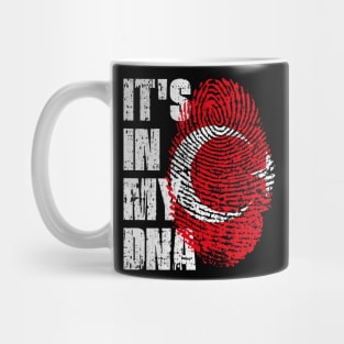 IT'S IN MY DNA Turkey Flag Boy Girl Gift Mug